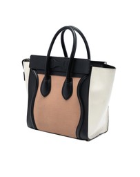 Pre-Loved by Azura Reborn - Pre-Loved Micro Tricolor Leather Luggage Tote