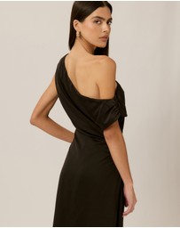 Tussah - Samara Asym Satin Midi Dress