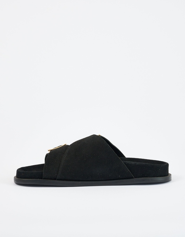 Sol Sana - Sato Footbed Black Suede