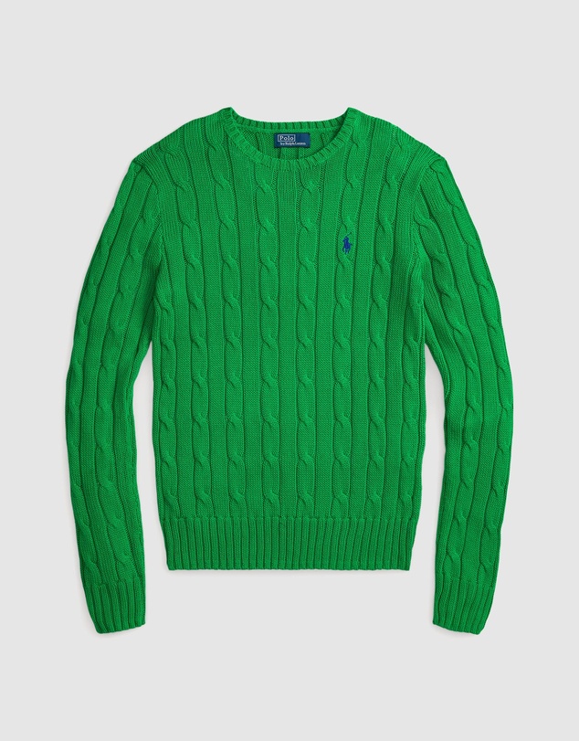 Polo Ralph Lauren - Cable-Knit Cotton Crewneck Sweater