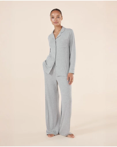 Gingerlilly - Emilia Ribbed Lounge PJ set