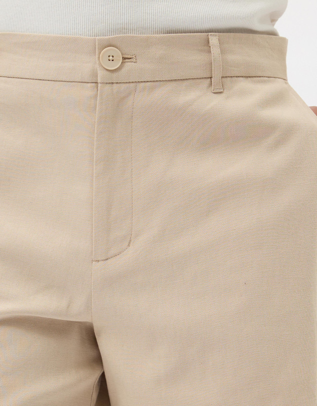 AERE - Bermuda Linen Blend Shorts