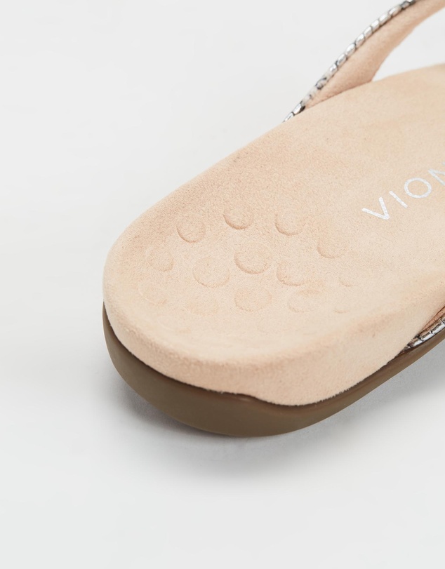 Vionic - Dillon Toe Post Sandal - Boa Metallic
