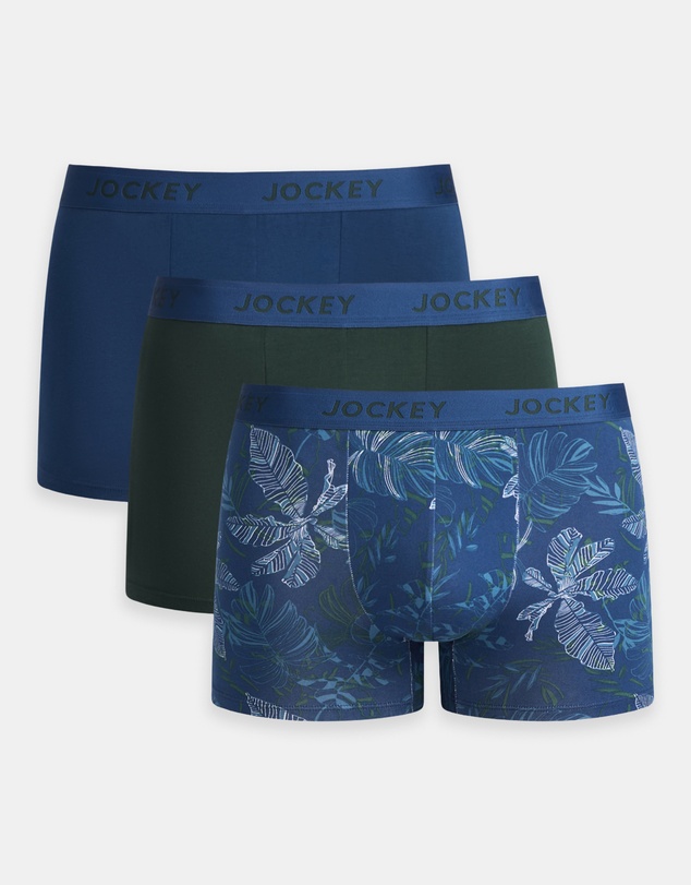 Jockey - Jockey Mens Comfort Classics Trunk 3pk