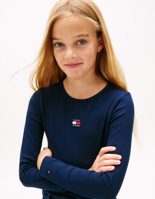 Tommy Hilfiger - Heritage Extra Slim LS T-Shirt - Teens