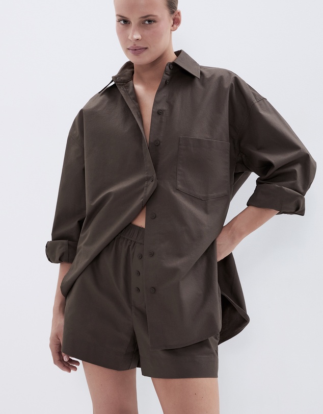 UNISON - Oversized Oxford Shirt