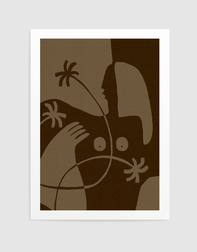 Olive et Oriel - The Land Story 6 by Shatha Al Dafai Art Print