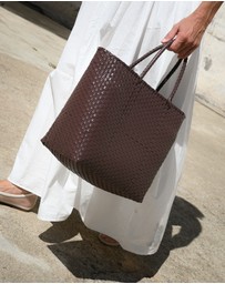 Mimmi Terra - Woven Eco Tote Cioccolato