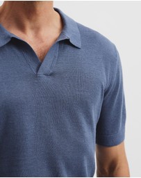 Country Road - Linen Cotton Knit Trophy Polo