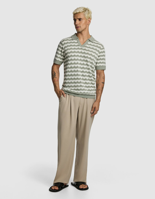 yd. - Vance Knitted Polo Shirt