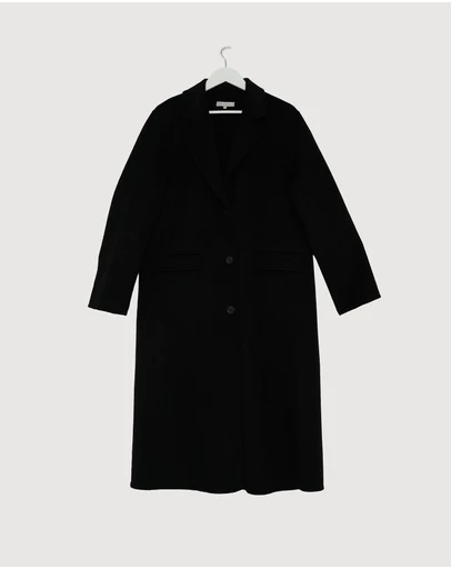 Revibe - Repaired AERE Orla Double Faced Wool Coat - AU 12