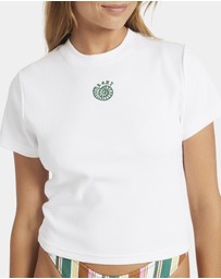 Roxy - Womens Oasis Baby Rib T-Shirt