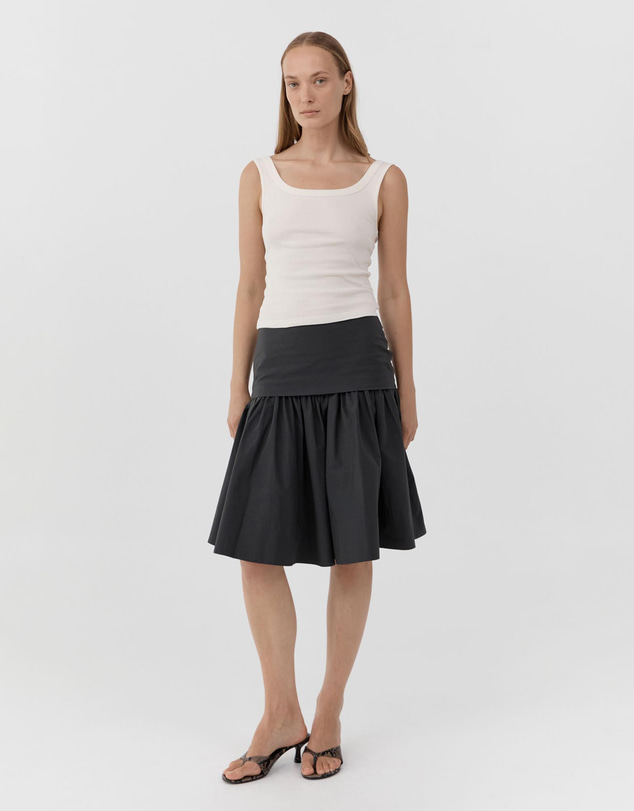 St. Agni - Organic Cotton Scooped Ballerina Top