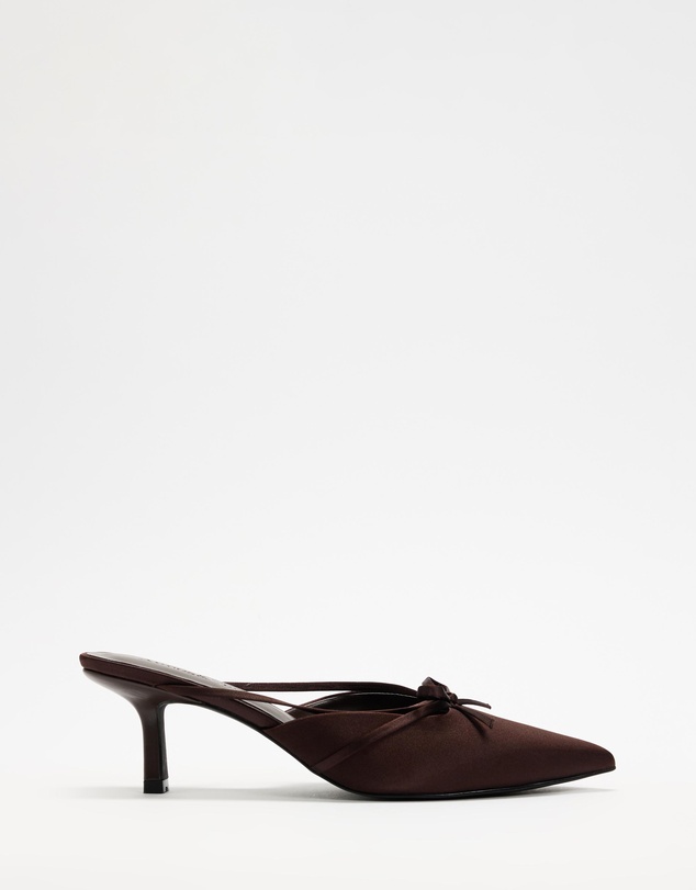 Atmos&Here - Talara Satin Bow Heels