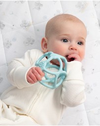 Living Textiles - Reversible Quilted Cot Comforter - Elephant Playtime