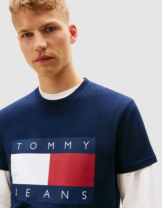 Tommy Jeans - Regular Big Flag Short Sleeve Tee