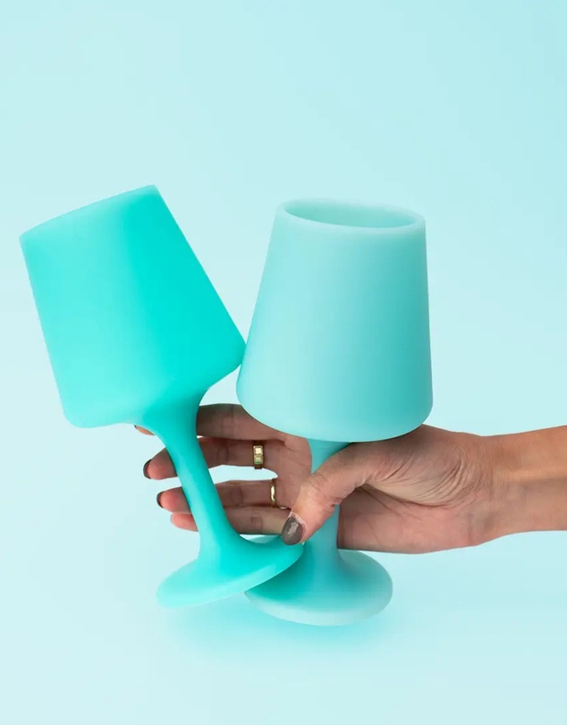 porter green - swepp | silicone unbreakable wine glasses