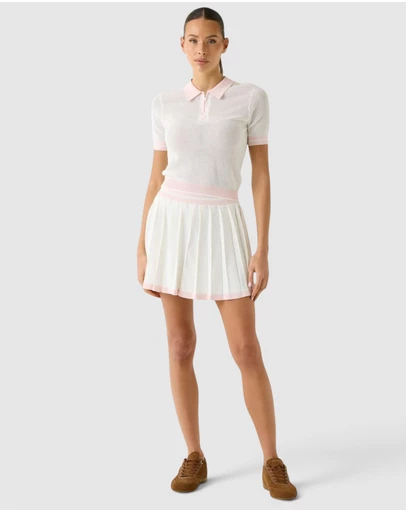 GUESS - Gabry Pleated Active Knitted Skirt