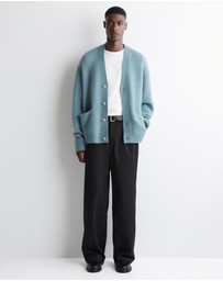 COS - Brushed-Wool V-Neck Cardigan