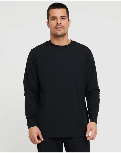 Bamboo Body - Men's Long Sleeve Crew Neck