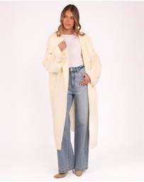 Petal & Pup - Nova Long Cardigan - Cream