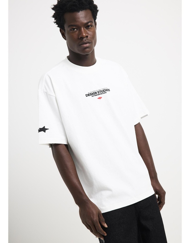 Black Noise White Rain - Star Studios T-Shirt