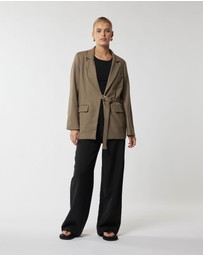 MVN - River Edge Belted Blazer