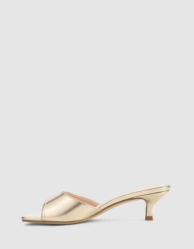 Verali - Alyssa Kitten Heel Mules