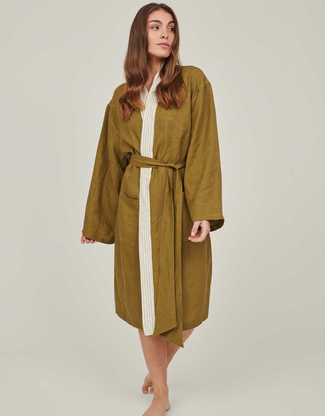 Carlotta + Gee - Linen Robe