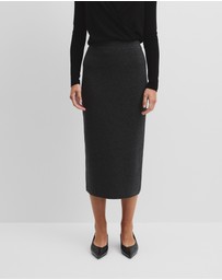 Country Road - Compact Wool Knit Skirt