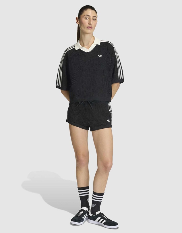adidas Originals - Knitted Crochet Shorts