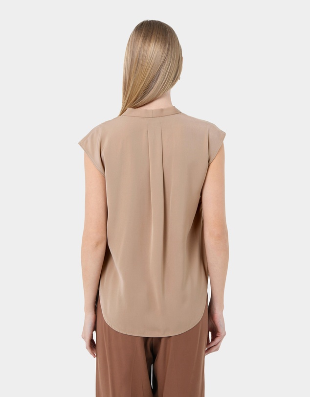 Forcast - Adelaide V-Neck Cap Sleeve Top