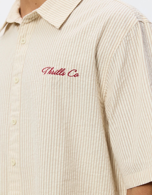Thrills - Visions Box Crop Short Sleeve Shirt - ICONIC EXCLUSIVE