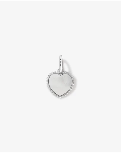 Michael Hill - Mother of Pearl Love Heart Pendant in Sterling Silver