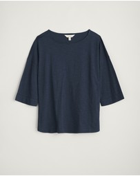 Seasalt - Seasalt Cornwall Navy Tremayne Quay Top