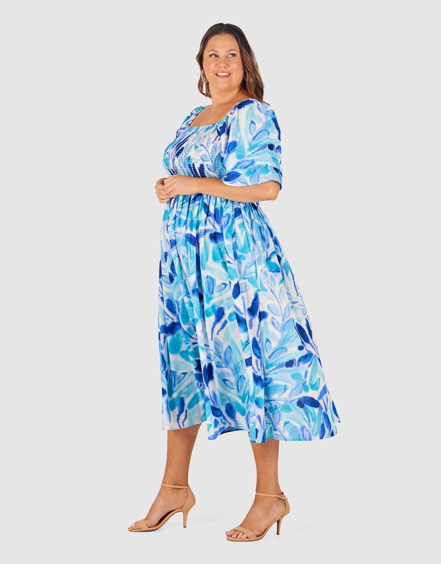 Love Your Wardrobe - Kaia Shirred Bodice Dress