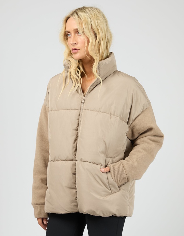 All About Eve - Luxe Knit Puffer Stone