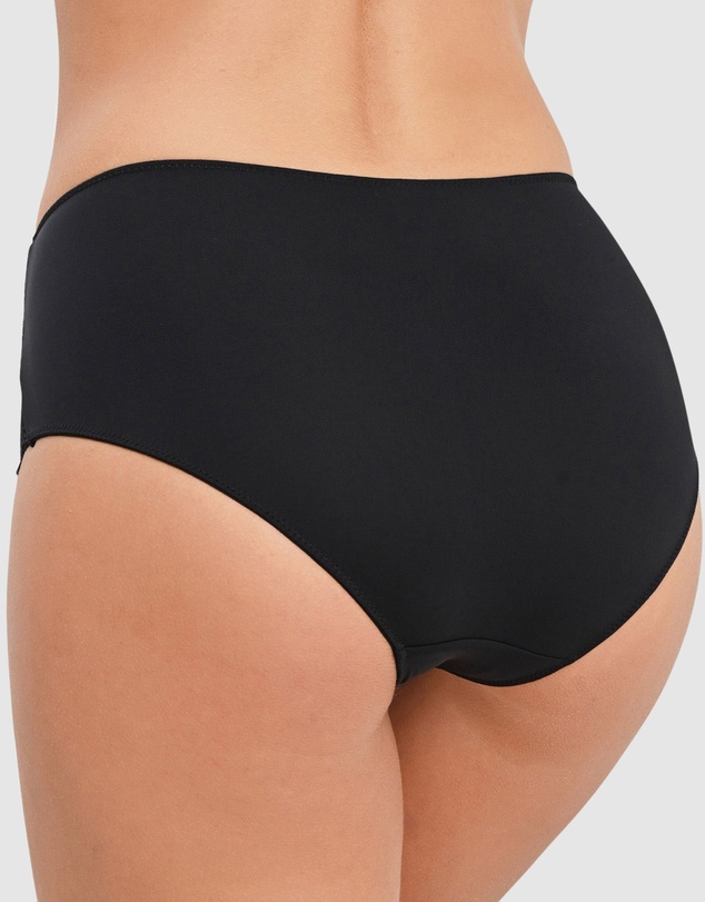 Naturana - Mid Rise Zig Zag Lace Brief