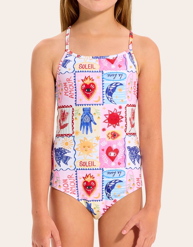 Seafolly - Palermo Tie One Piece - Teens