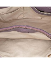 Pre-Loved by Azura Reborn - Pre-Loved Medium Calfskin Bamboo Shopper Satchel