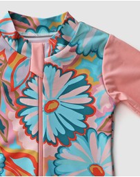 WITH LOVE FOR KIDS - Frills Long Sleeve Swimmers - Babies - Kids