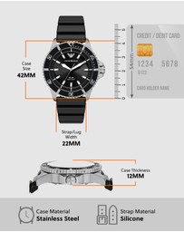 Emporio Armani - Black Analogue Watch