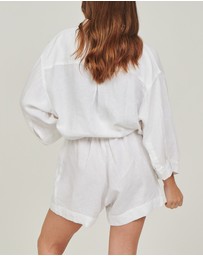 Carlotta + Gee - 100% Linen Shorts