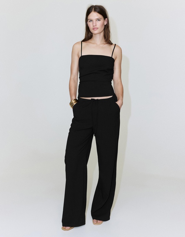 M.N.G - Bow Straight Trousers
