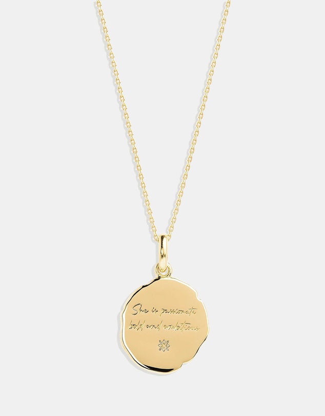 By Charlotte - She Is Aries Zodiac Necklace