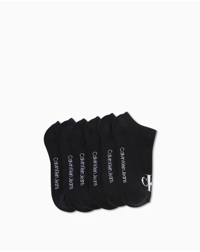 Calvin Klein - Womens Monogram Cushion Low Cut Socks