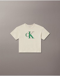 Calvin Klein Jeans - Girls Boxy Logo T-Shirt