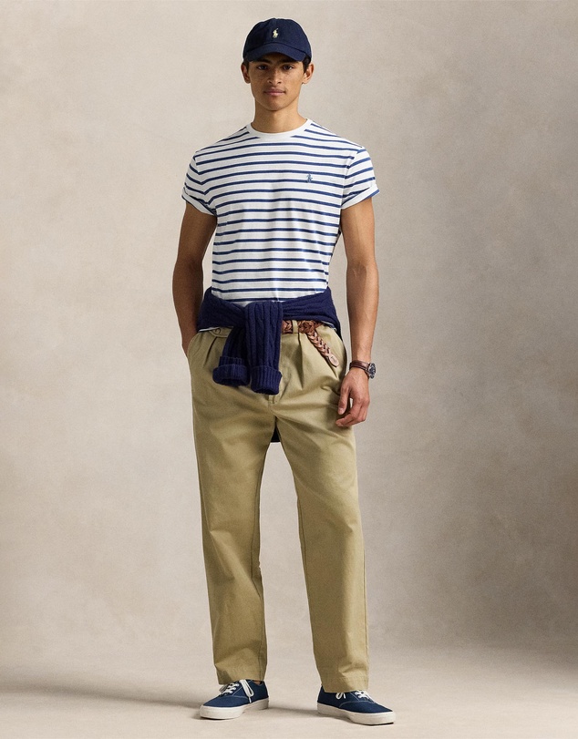 Polo Ralph Lauren - Custom Slim Fit Striped Jersey T-Shirt