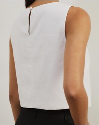 Atmos&Here - Aven Linen Blend Boxy Top
