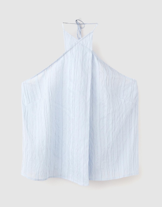 M.N.G - Striped Crossover Top